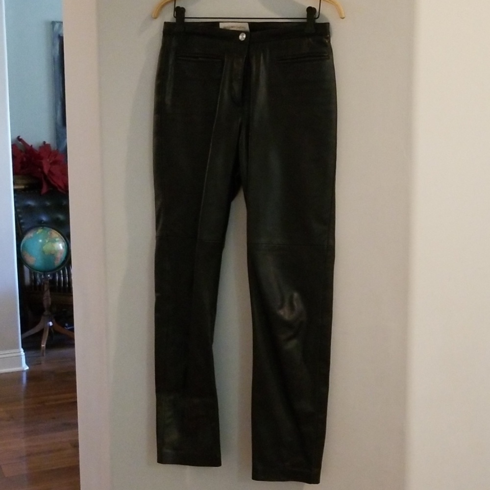Margaret Godfrey Leather pants
